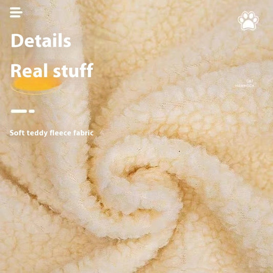 Plush L-shaped Cat Hammock Hanging Cat Nest Pet Products